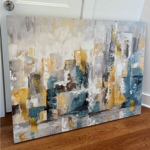 Abstract Cityscape Canvas Art
